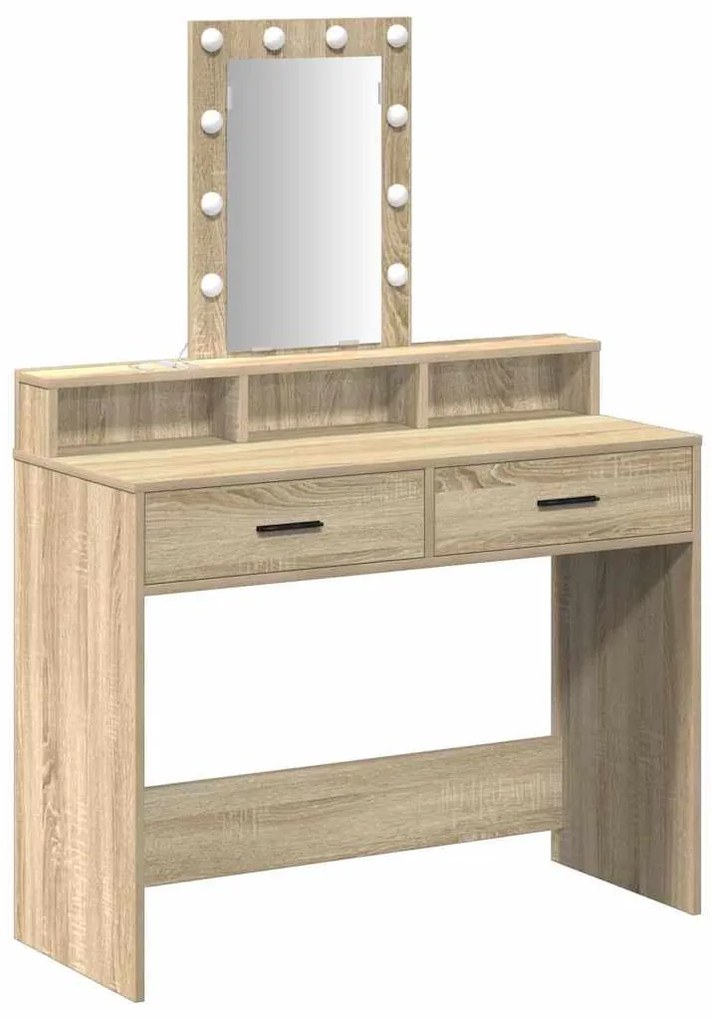 vidaXL Τραπέζι περιποίησης Καφέ 100 x 41 x 140 εκ. Επεξεργασμένο ξύλο