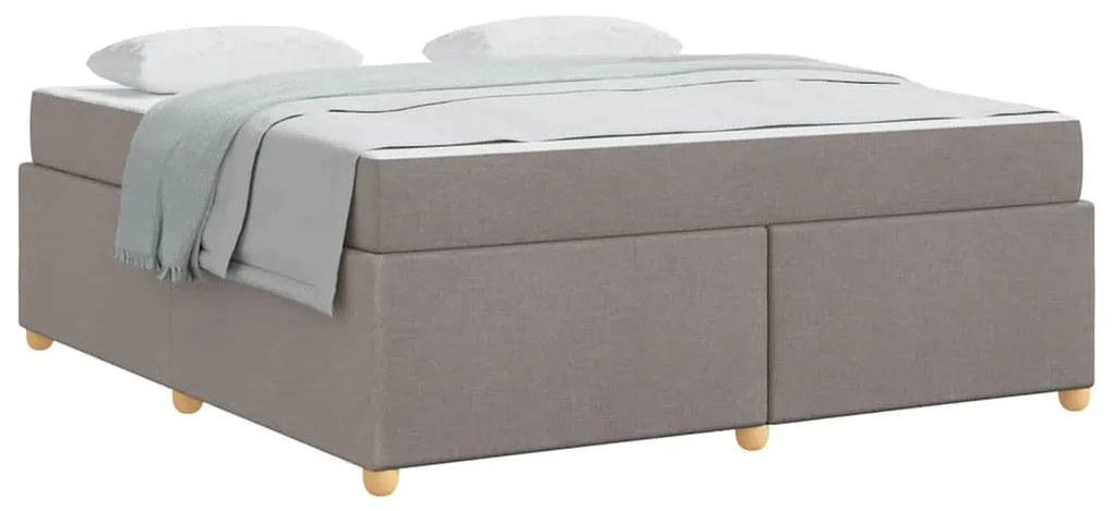 vidaXL Σκελετός Κρεβατιού Άλλο Taupe 180 x 200 cm ύφασμα
