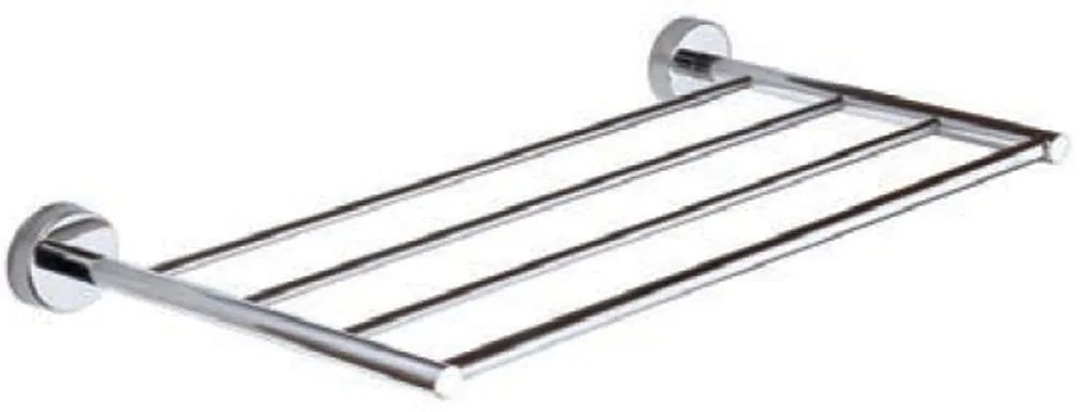 Ραφιέρα Πετσετών Multiuso 9696 60cm Chrome Karag Stainless Steel