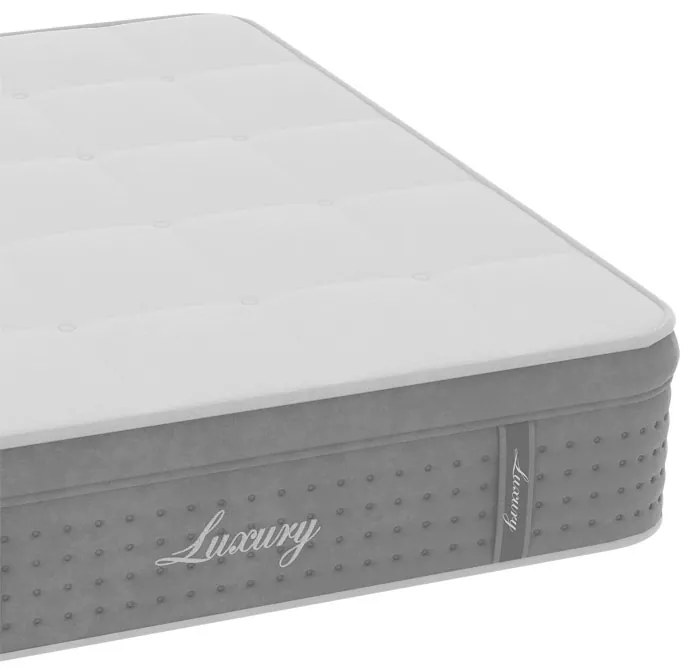 Στρώμα Luxury pakoworld pocket spring+gel memory foam+latex 34-36cm 160x200εκ (1 τεμάχια)