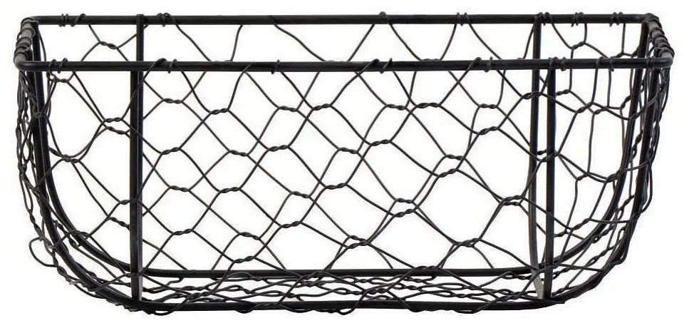 Καλάθι Αποθήκευσης TAK118 23x15x9cm Black Espiel Metal