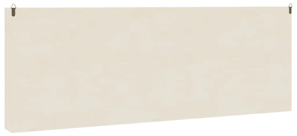 vidaXL Ξύλινη συλλεκτική βιτρίνα με πόρτες 100x8,5x37 εκ.