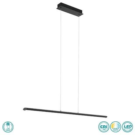 Eglo Pellaro Μοντέρνο Κρεμαστό Φωτιστικό με Ενσωματωμένο LED σε Μαύρο Χρώμα 93896