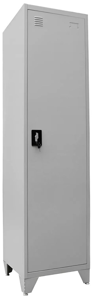 Φοριαμός ArteLibre SINDARIN Ανοιχτό Γκρι Μέταλλο 50x50x185cm