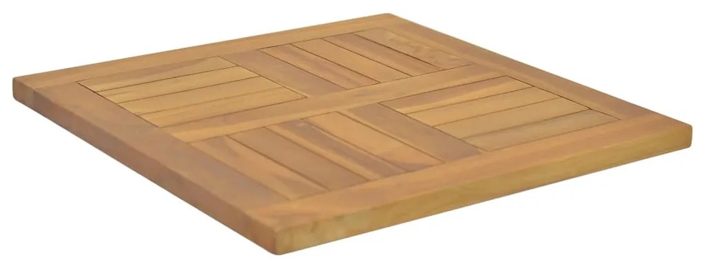 VidaXL Επιφάνεια Τραπεζιού Τετράγωνη 50 x 50 x 2,5 εκ. Μασίφ Ξύλο Teak