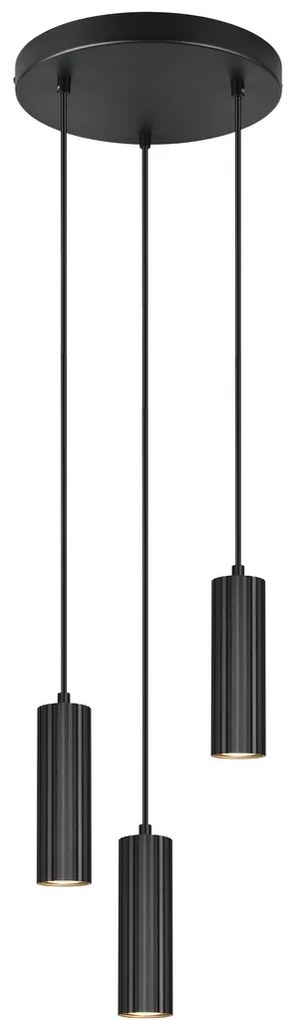 Φωτιστικό Κρεμαστό Trio Lighting SOKA 367730332 Μαύρο Ματ (Black Mat)