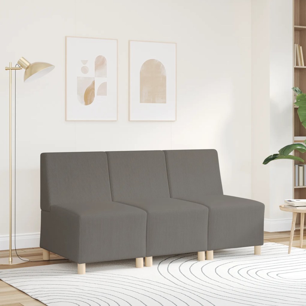 vidaXL Καθίσμα Σαλονιού Ανοιχτό γκρι 55 x 74 x 82 εκ. Βελούδο