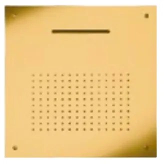 Almar Gold Brushed PVD Κεφαλή εντοιχισμού οροφής 2 ροών