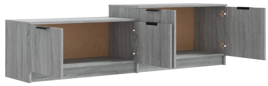 vidaXL Έπιπλο Τηλεόρασης Γκρι Sonoma 158,5x36x45εκ. Επεξεργασμένο Ξύλο