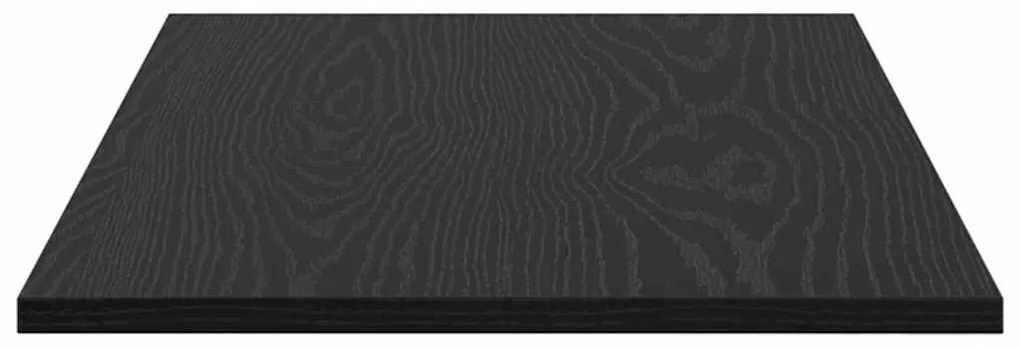 vidaXL Ράφι Βιβλίων 4 pcs Μαύρο 80 x 40 x 1.5 cm Επεξεργασμένο ξύλο
