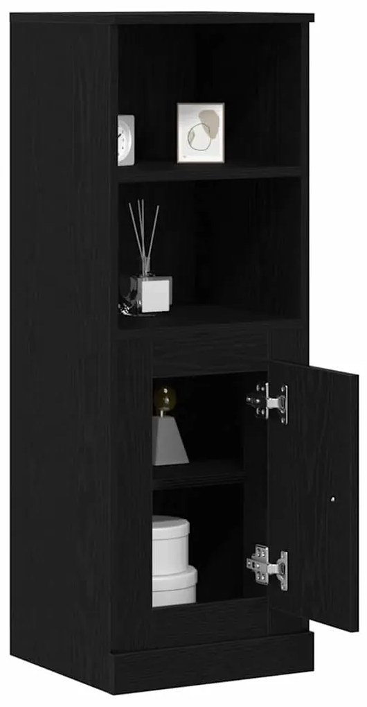 vidaXL Μπουφές Μαύρη Οξυά 36 x 35.5 x 103.5 εκ Επεξεργασμένο ξύλο