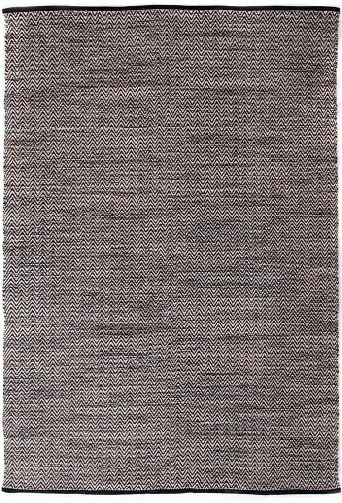 Χαλί Urban Cotton Kilim Venza Black Royal Carpet 160X230cm