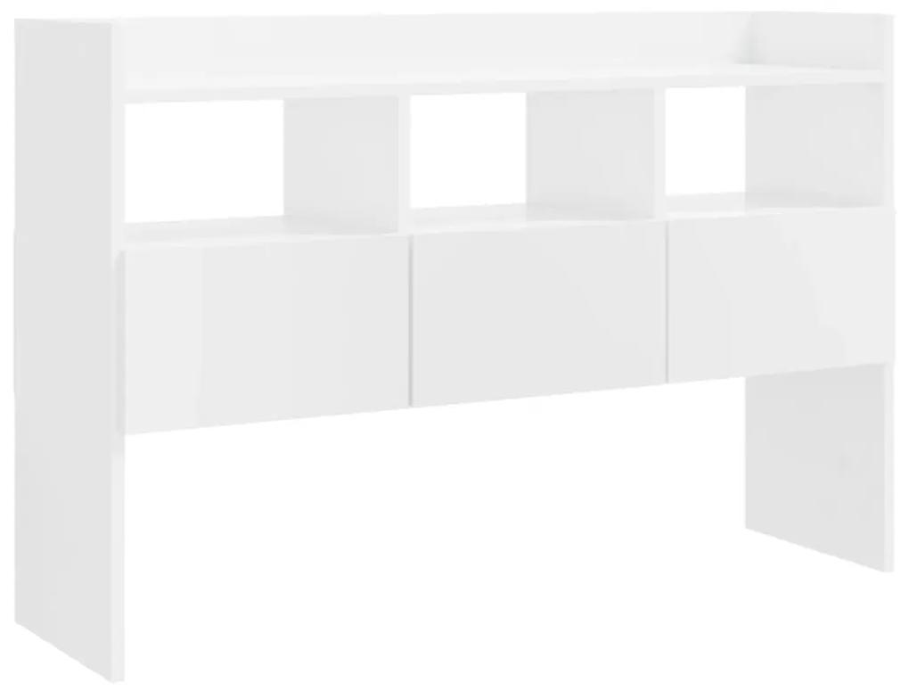 Μπουφές Γυαλιστερό Λευκό 105 x 30 x 70 εκ. από Μοριοσανίδα - Λευκό