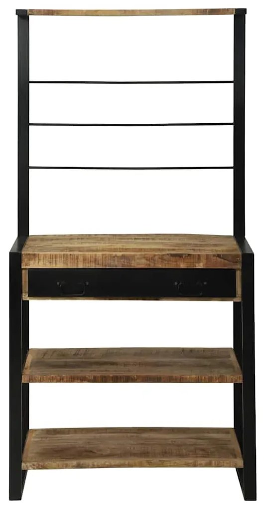 vidaXL Ράφι κουζίνας Καφέ 80 x 40 x 160 cm Μασίφ ξύλο μάνγκο