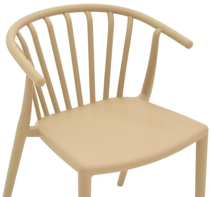 Καρέκλα - Πολυθρόνα Zelma pp σε cappucino απόχρωση 55x53x73 εκ. 55x53x73 εκ.