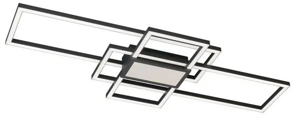 Πλαφονιέρα Φωτιστικό Οροφής LED 35W Seth Μαύρο-Λευκό 2700-6500K 21368 Fischer Honsel-21368-Μαύρο-Λευκό 21368