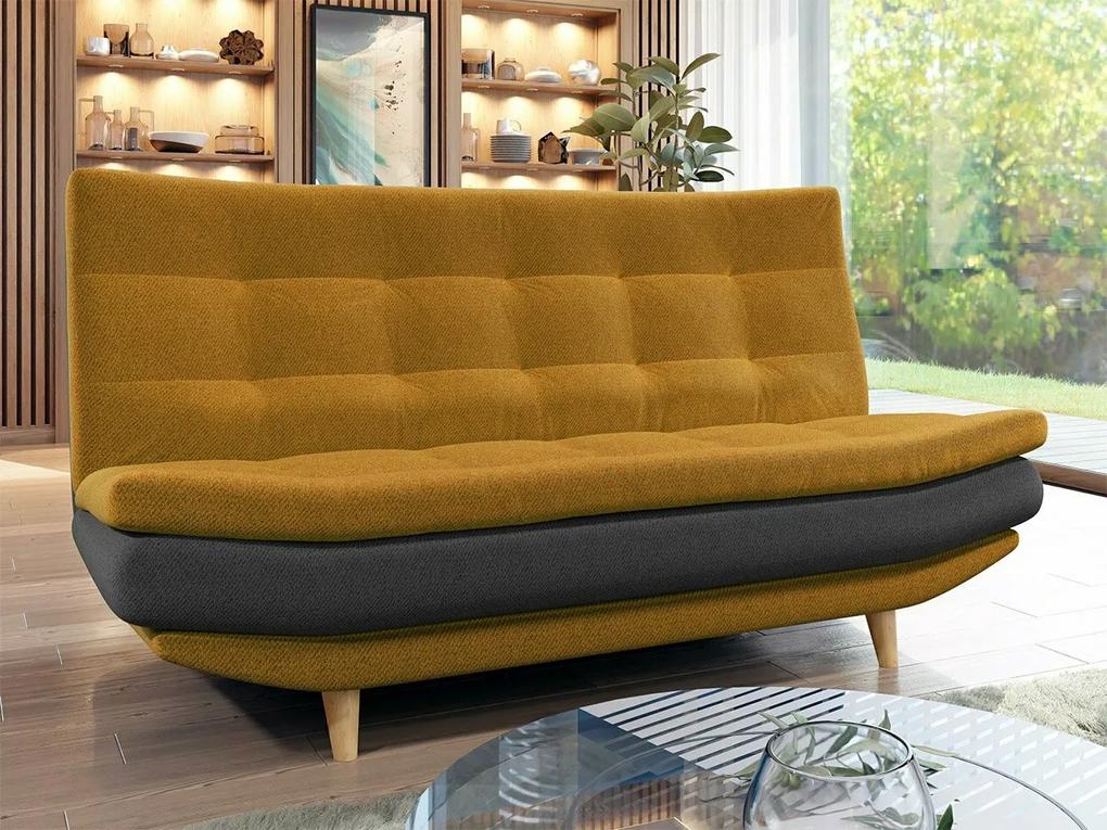 Καναπές κρεβάτι Carlsbad 120, Αποθηκευτικός χώρος, 102x204x96cm, 59 kg, Πόδια: Ξύλο | Epipla1.gr