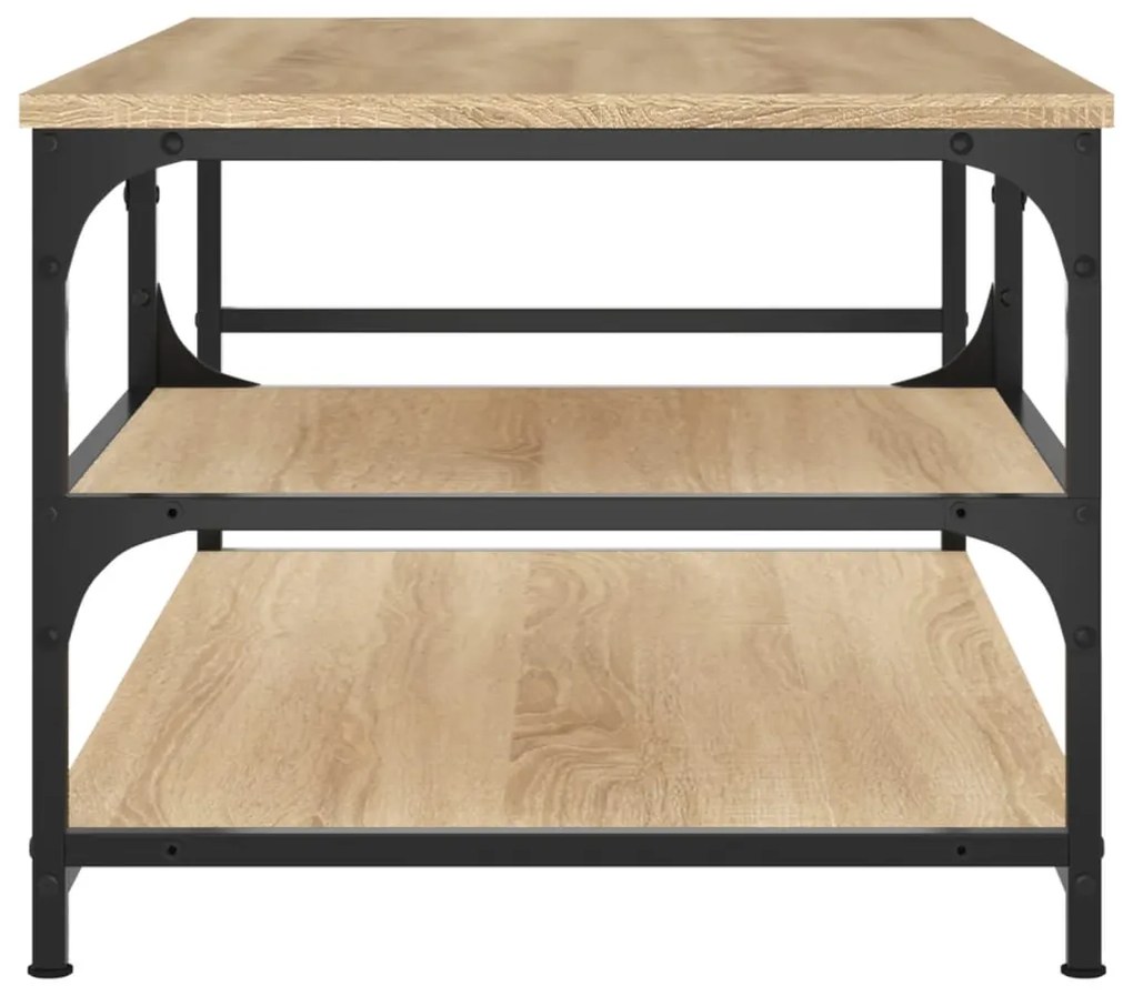 vidaXL Τραπεζάκι Σαλονιού Sonoma Δρυς 90 x 49 x 40 εκ. Επεξεργ. Ξύλο