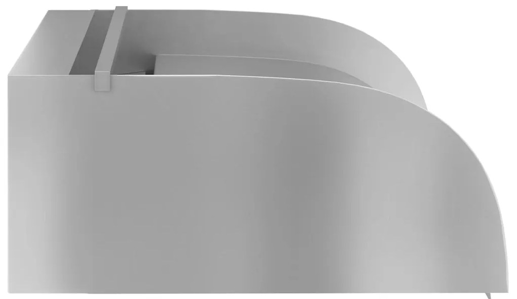 vidaXL Καταρράκτης 45 x 34 x 14 εκ. από Ανοξείδωτο Ατσάλι 304 με LED