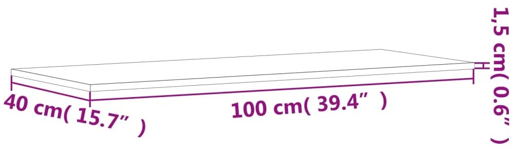 ΡΑΦΙΑ ΤΟΙΧΟΥ 4 ΤΕΜ. ΚΑΦΕ ΔΡΥΣ 100X40X1,5 ΕΚ. ΑΠΟ ΕΠΕΞΕΡΓ. ΞΥΛΟ 838305