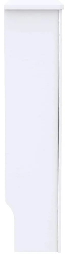 vidaXL Καπάκι Καλοριφέρ 2 pcs Λευκό 78 x 19 x 81,5 εκ.