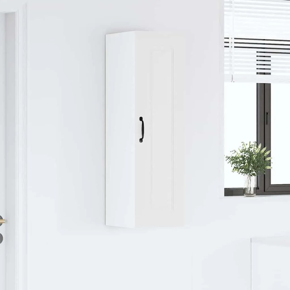 vidaXL Ντουλάπα Κουζίνας με αποθήκευση Kalmar Λευκό 30 x 31 x 100 εκ.