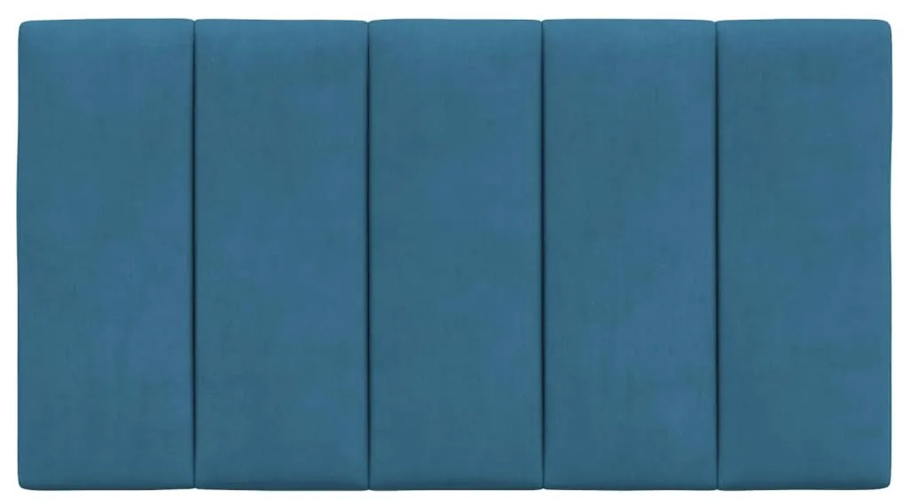 vidaXL Μαξιλάρι για Κεφαλάρι Hanko Μπλε 90 εκ. Βελούδο