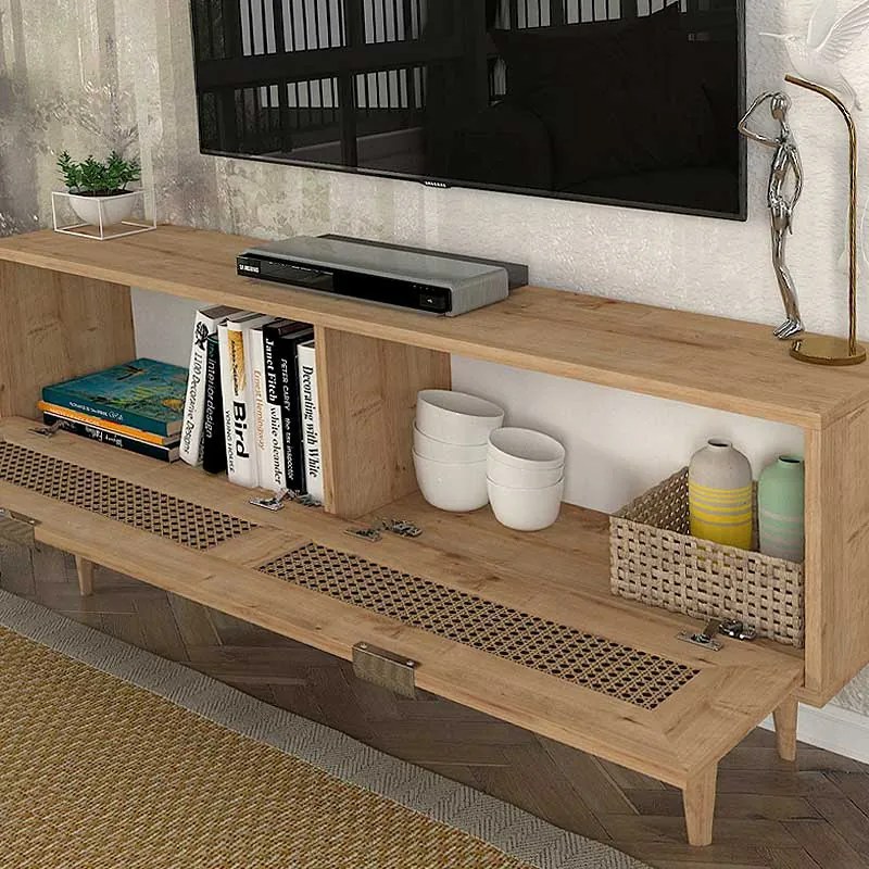 ΕΠΙΠΛΟ ΤΗΛΕΟΡΑΣΗΣ SIRONA MEGAPAP ΧΡΩΜΑ SAPPHIRE OAK 140X30X55ΕΚ.