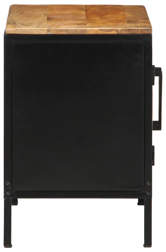 vidaXL Κομοδίνο 50x30x45 εκ Μασίφ Ξύλο Μάνγκο