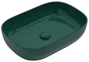 Scarabeo Glam Eπικαθήμενος Νιπτήρας Πορσελάνης 56x39 εκ Musk Glossy