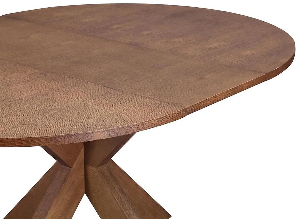Τραπέζι Riverton 526, Καφέ, 76cm, Επιμήκυνση, Ινοσανίδες μέσης πυκνότητας, Ξύλο, Ξύλο: Δρυς | Epipla1.gr