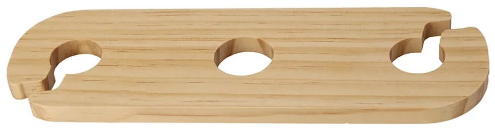 Βάση για ποτήρια και μπουκάλια Εxcellent Houseware Ξύλο Μπαμπού, 32.5x24x31.5cm - Kαφέ