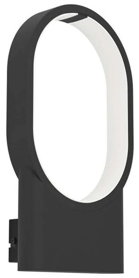 Φωτιστικό Τοίχου-Απλίκα Codriales 900632 18x6,5x32cm Led 10,8W Black-White Eglo