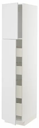 METOD/MAXIMERA ψηλό ντουλάπι με 2 πόρτες/4 συρτάρια, 40x60x200 cm 894.551.10