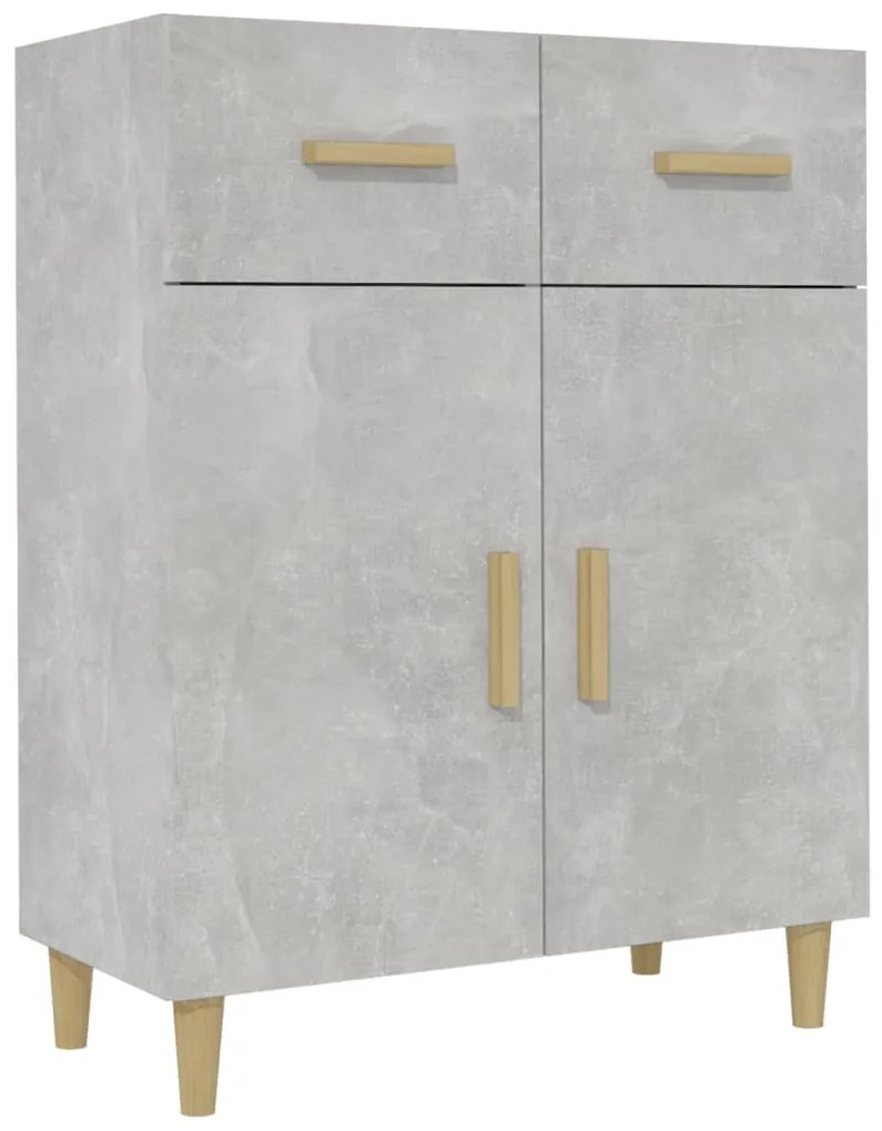 vidaXL Ντουλάπι Γκρι Σκυροδέματος 69,5x34x89 εκ. Επεξεργασμένο Ξύλο