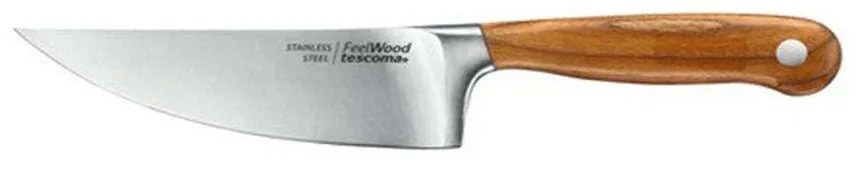 Μαχαίρι Chef Feelwood 884818 15cm Silver-Natural Tescoma Ανοξείδωτο Ατσάλι