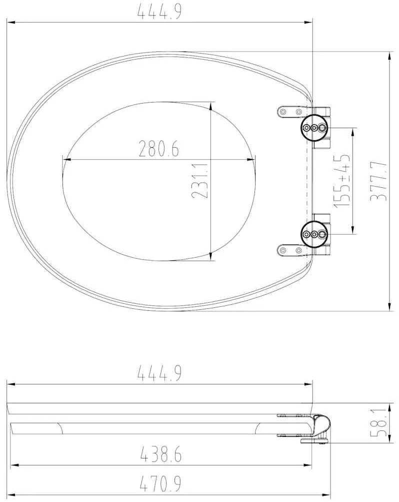 RIDDER ΚΑΘΙΣΜΑ ΛΕΚΑΝΗΣ TAMPA ΜΕ SOFT CLOSE ΑΠΟ ΦΥΣΙΚΟ ΜΠΑΜΠΟΥ 445015