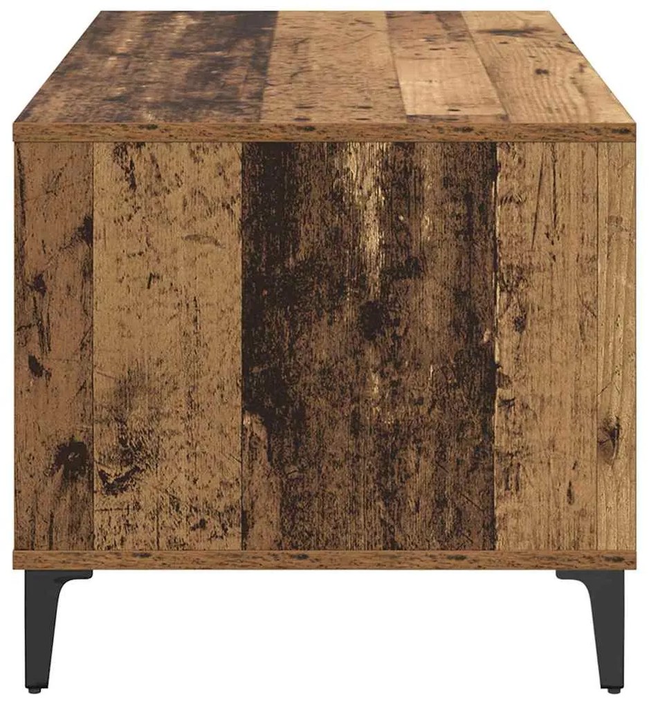 vidaXL Τραπεζάκι σαλονιού with Drawer Παλαιό ξύλο 90 x 49 x 45 εκ