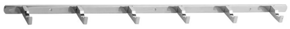 Άγκιστρο Μπάνιου 6 Θέσεων Hotel HOOK-011 46cm Chrome Karag Metal