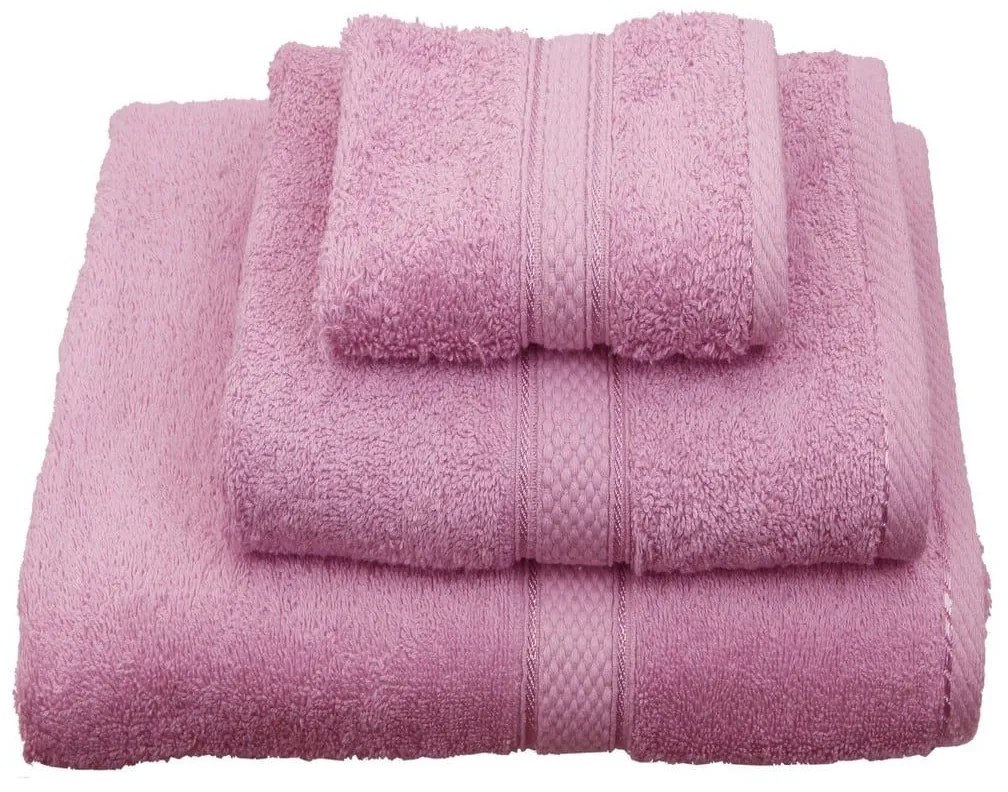 Πετσέτα Classic Pink Viopros Σώματος 80x160cm 100% Βαμβάκι