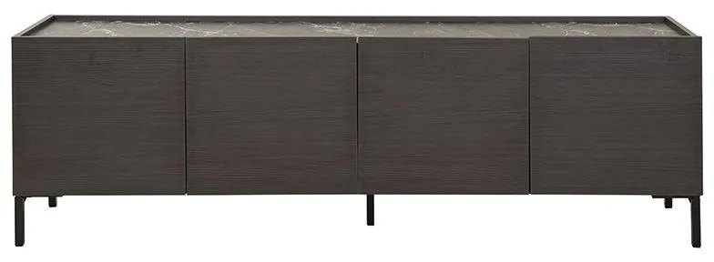 Έπιπλο τηλεόρασης Calliope wenge-μαύρο μαρμάρου 180x44x57εκ