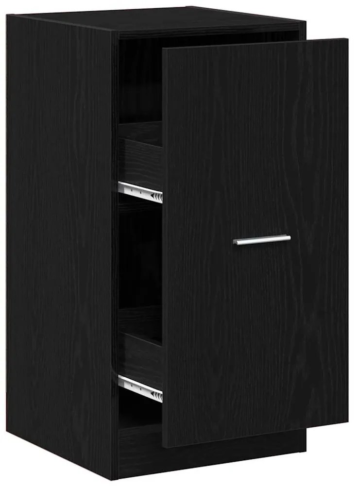 vidaXL Φαρμακοποιϊκή Ντουλάπα Μαύρη δρυς 40 x 41 x 77.5 εκ.