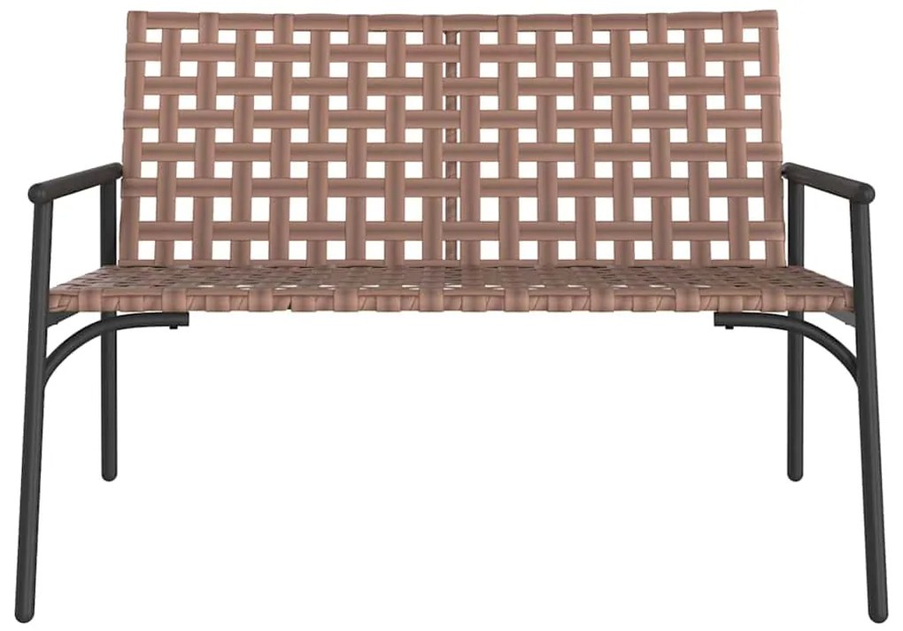 vidaXL Καρέκλα Κήπου Μαύρο 113 x 79 x 75 εκ. συνθετικό ρατάν