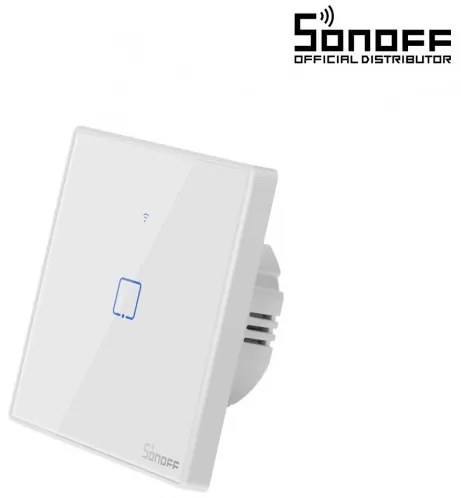 Έξυπνος Διακόπτης Αφής Wi-Fi Max 2A AC 100-240V SONOFF RF 80130 Globostar 80130 Λευκό