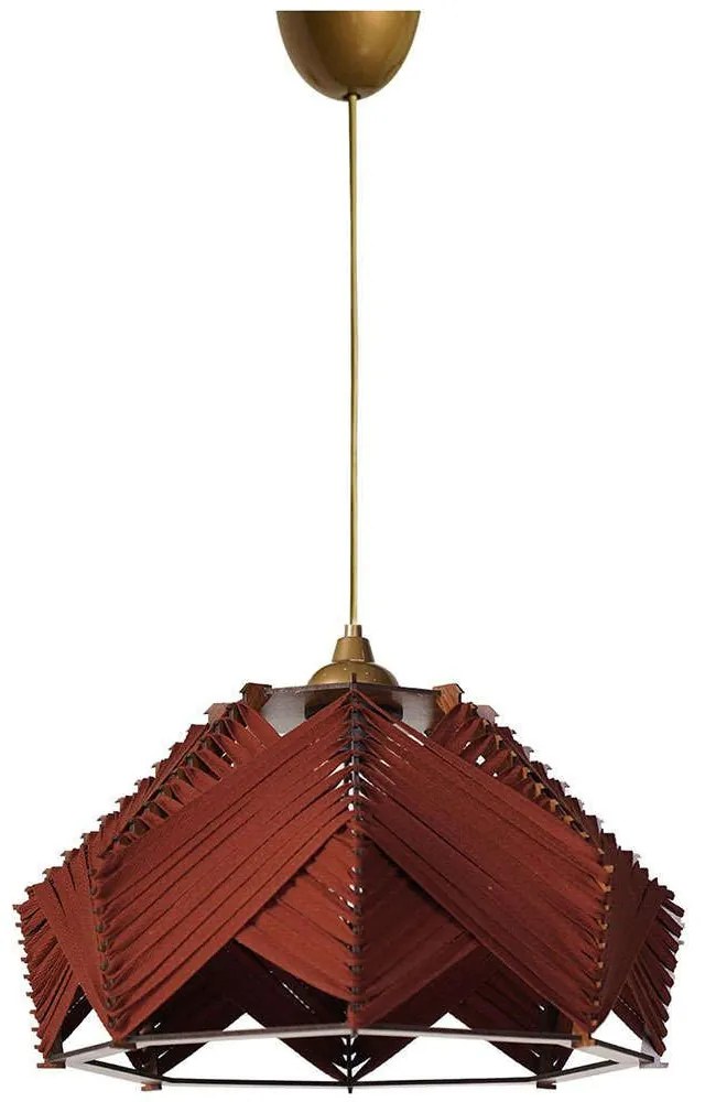 Φωτιστικό Οροφής 687HMY1464 35x60cm 1xE27 40W Terracotta Opviq