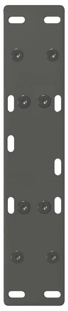 vidaXL Πόδια Τραπεζιού Σαλονιού Σχήματος Α 2 τεμ. Ανθρακί 40x(30-31) εκ. Ατσάλι