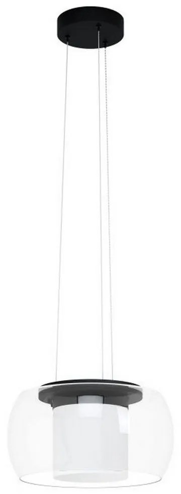 Φωτιστικό Οροφής Led Briaglia-C 99023 Ble-Rgb/Cct 2700-6500K Eglo Metal, Glass