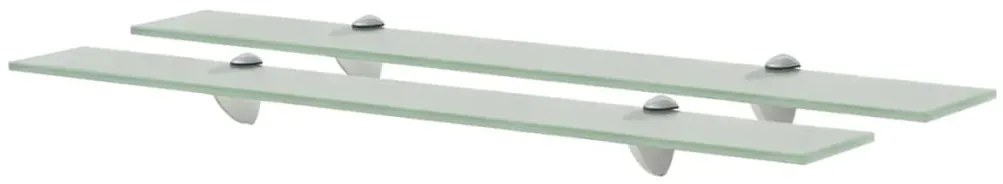 vidaXL Ράφια Τοίχου 2 τεμ. 8 χιλ. 70 x 20 εκ. Γυάλινα