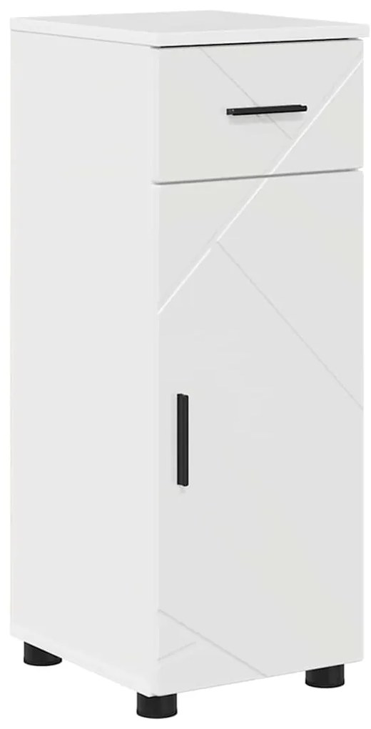 vidaXL Σετ Επίπλων Μπάνιου 4 pcs Γυαλιστερό λευκό 61 x 35 x 64 εκ.