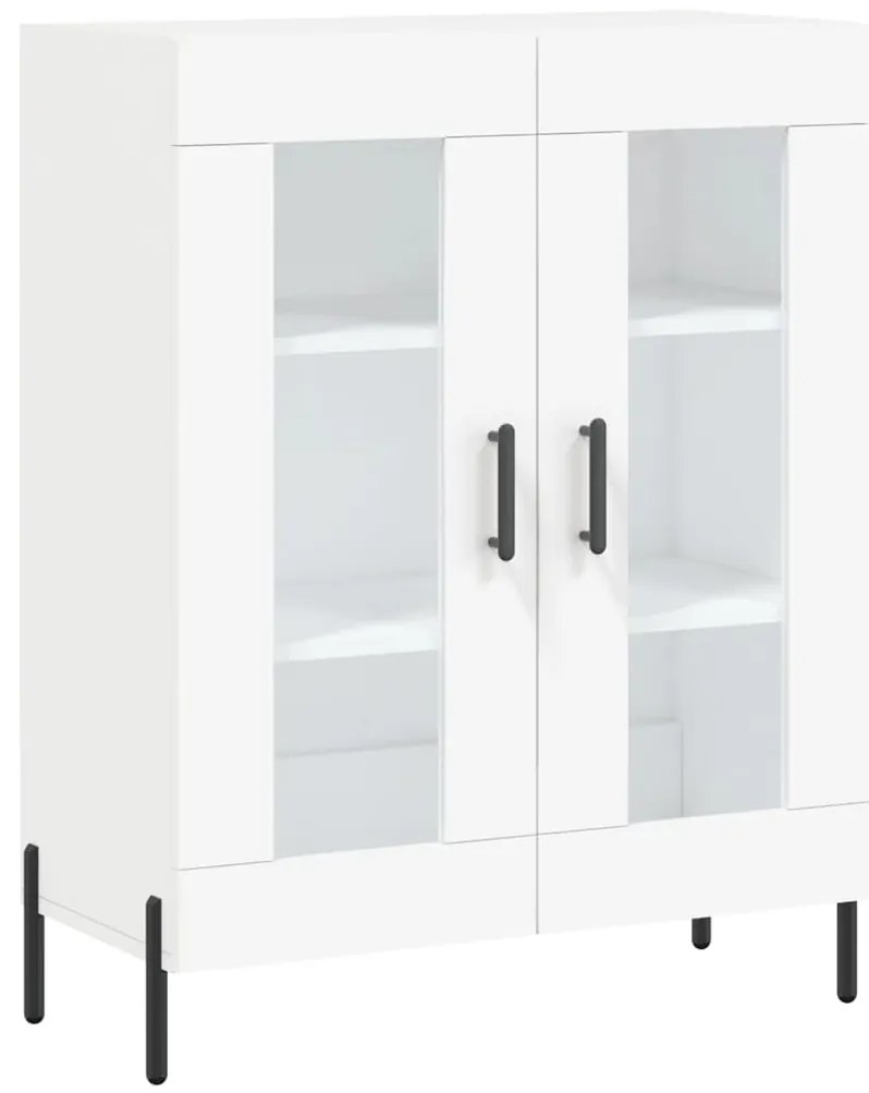 vidaXL Ντουλάπι Λευκό 69,5 x 34 x 90 εκ. από Επεξεργασμένο Ξύλο